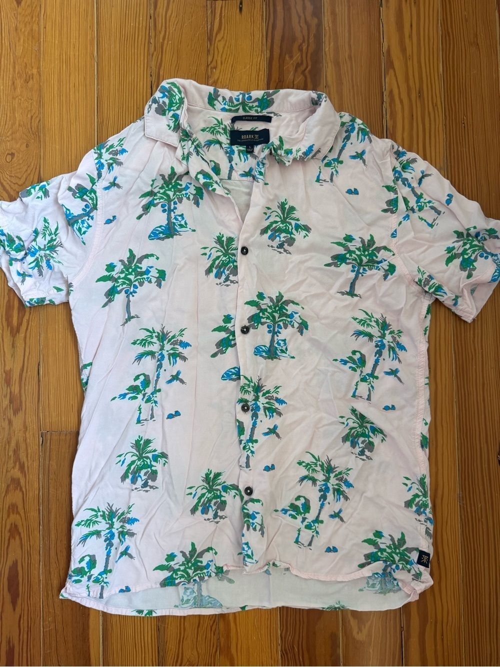 Roark Palm Tree Buttondown Shirt